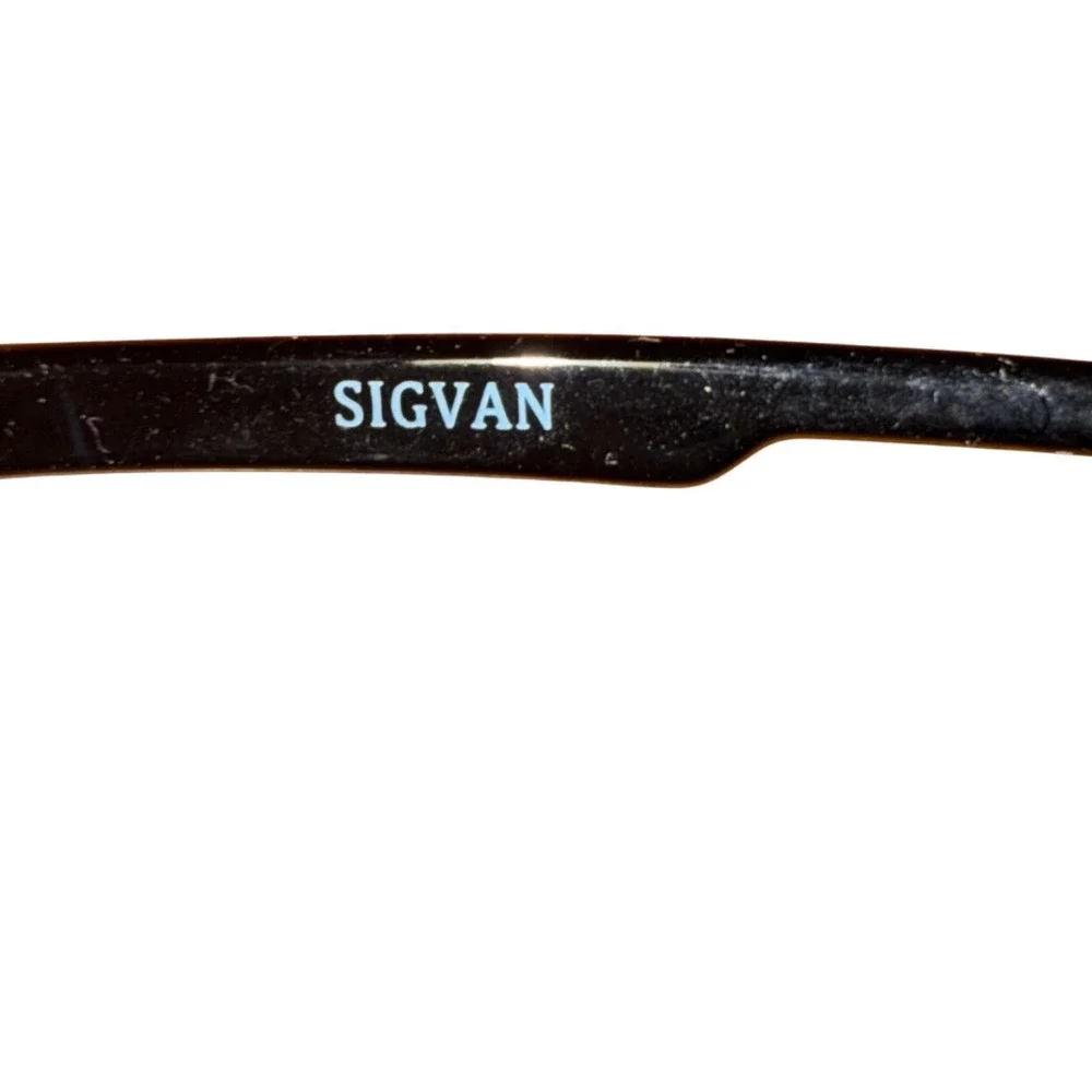 Round Eyeglasses SIGVAN +3.00 Black‎ Frame Reading Glasses Women's Fashion